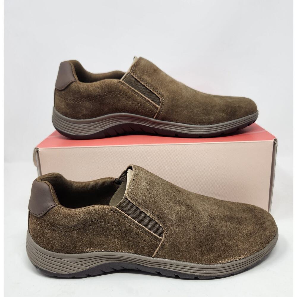 Easy Spirit Hester Brown Suede Leather 8 M Slip-On Shoes